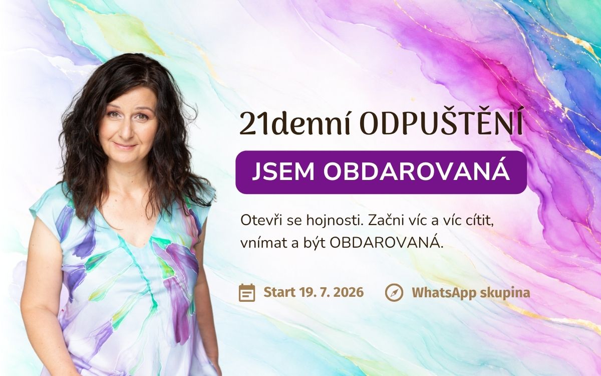 21denní cesta JSEM OBDAROVANÁ